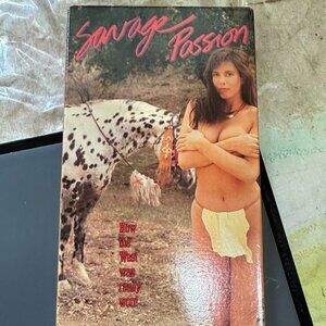 Savage Passion Kathy Williams VHS Luna Video Wild West 1990 Jim Gentry Van Guyld